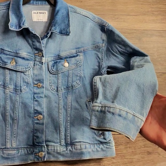 Old Navy Light Blue Jean Jacket - Picture 2 of 11